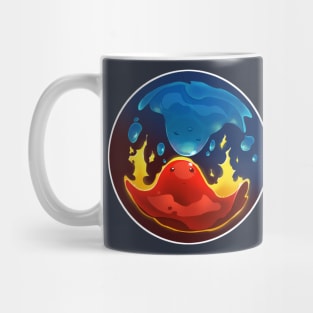 Fire and Water Slimes Mug